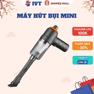 Máy Hút Bụi mini Lực Hút BỤI 6000MPA Không Dây Lực Hút 6000MPA Nhỏ Gọn Pin Sạc Tiện Lợi