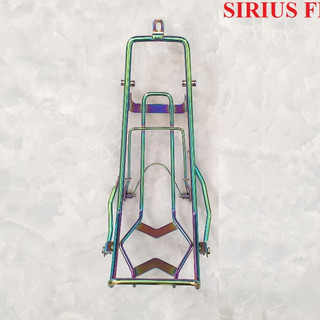 Baga 10ly cho sirius fi 2014-2024 titan, đen tĩnh điện, inox artistar