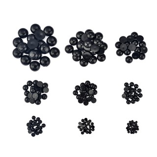 🌸 Mắt thú dán màu đen - Từ size 4mm đến Size 14mm 🌸
