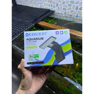 Đèn led kẹp Recent cho bể cá mini thủy sinh Đỏ cá không đỏ nước