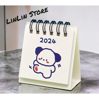 Lịch để bàn mini năm 2024 hoạt hình dễ thương