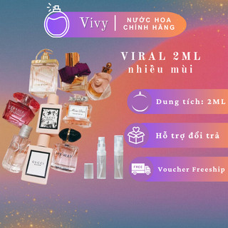 Mẫu thử nước hoa mini 2ml các hãng