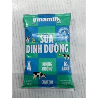 10 GÓI SỮA BỊCH VINAMILK CÓ ĐƯỜNG VÀ KHÔNG ĐƯỜNG LOẠI 220ML