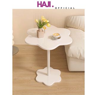 Bàn trà HAJI khung sắt hình bông hoa chắc chắn - C111