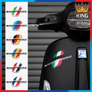 [ Loại 1] Tem Xe Performance ITALY / AMG / ĐỨC / PHÁP - in UV Cao Cấp Chống Nước, Bền Màu Dán Xe Máy, Xe Hơi