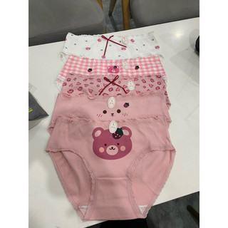 set 5 quần cotton gấu hồng