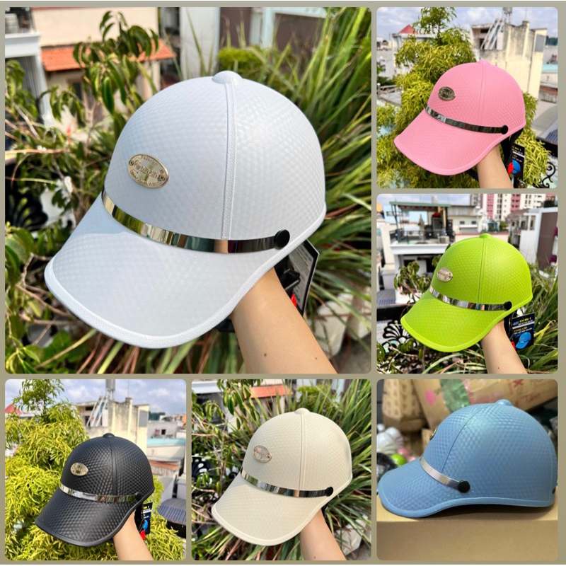 Nón kết bảo hiểm lưỡi trai Sọc CarBon DEMEN Ni.Ke thể thao cho nam nữ