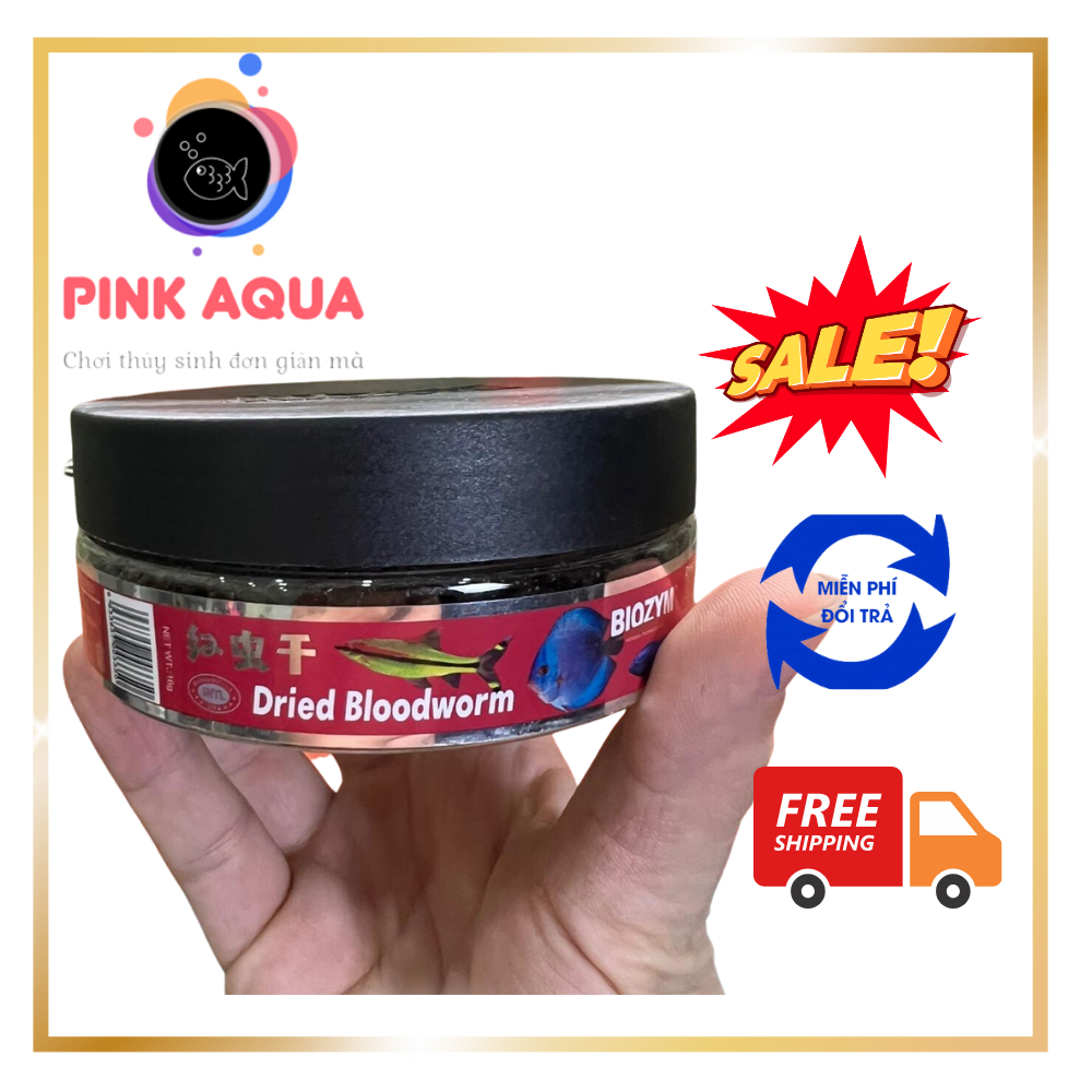 Biozym Dried Bloodworm (Trùng huyết sấy khô) - Thức ăn cho cá cảnh