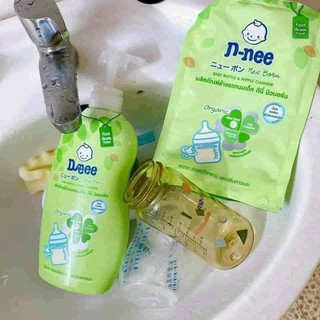 NƯỚC RỬA BÌNH SỮA DNEE DẠNG TÚI 550ml hàng Thái Lan
