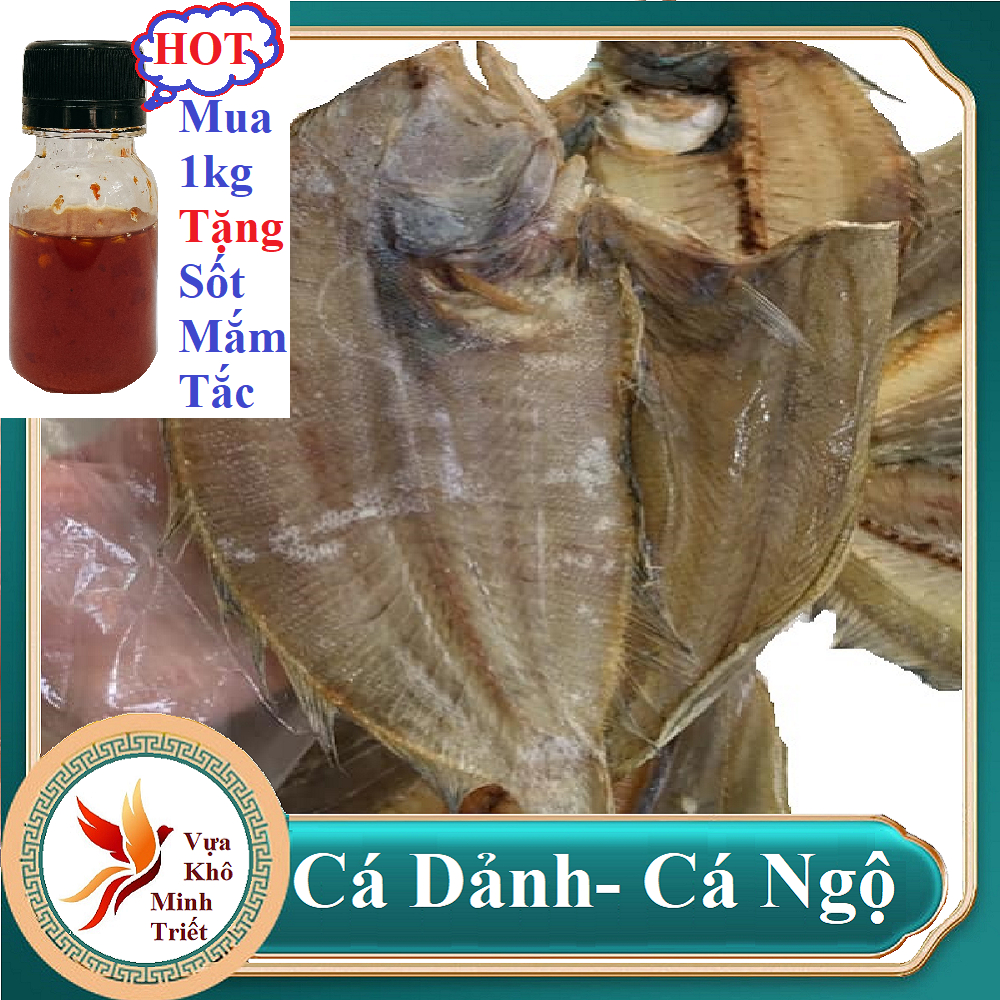 Khô Cá Dảnh (Cá Ngộ) Loại Ngon Đặc Sản Nổi Tiếng Phan Thiết-Bình Thuận Bao Ngon Rẻ- [Tặng Kèm Sốt Tắc Chua Cay]