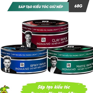 Sáp giữ nếp tóc Romano Restyleable wax 68g/hộp
