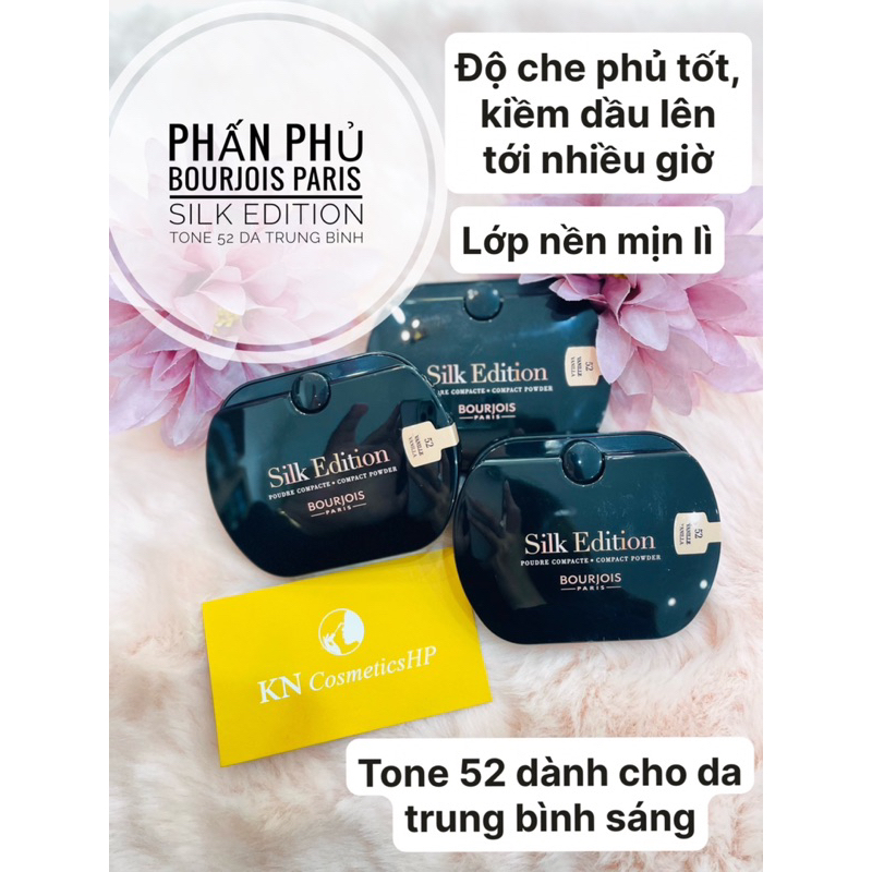 Phấn phủ bourjois paris silk edition