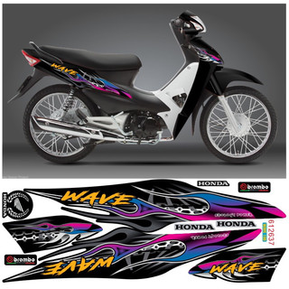 Tem Rời Wave Alpha 50cc& 100cc Mẫu Lửa (2006-2016)