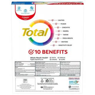 Kem đánh răng Colgate Total Whitening, 170g