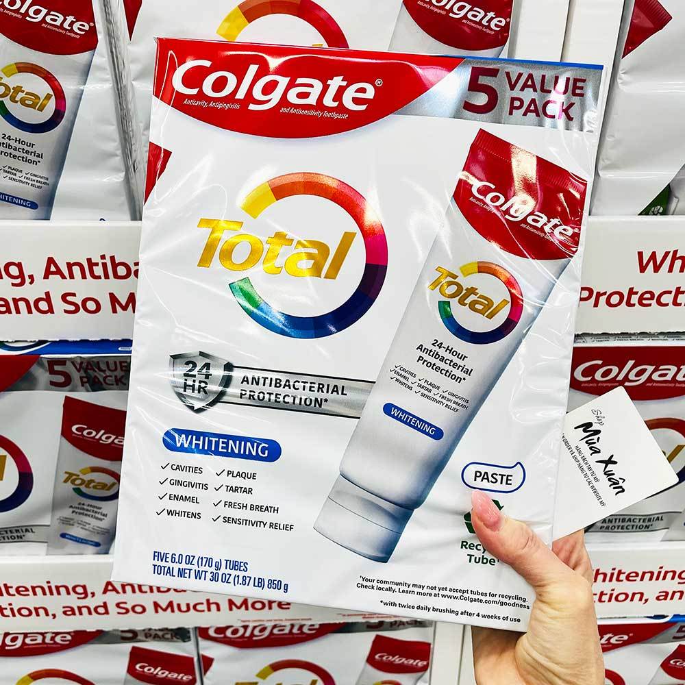 Kem đánh răng Colgate Total Whitening, 170g