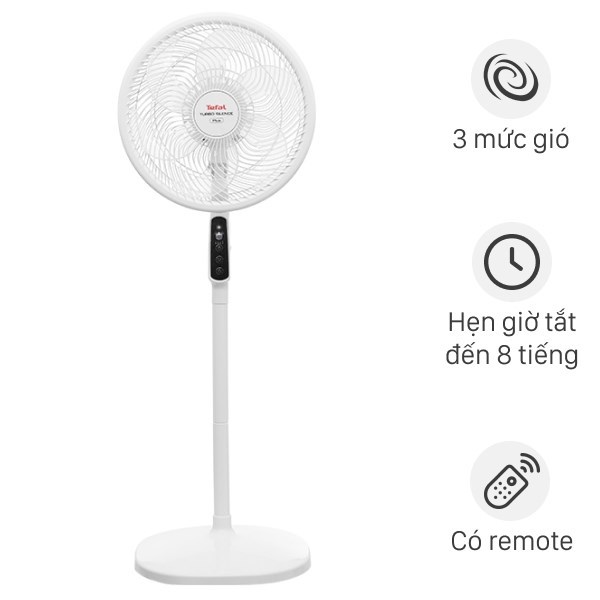 Quạt Đứng TEFAL Có Điều Khiển Từ Xa VH689690 - Hàng Chính Hãng Bảo Hành 24 Tháng