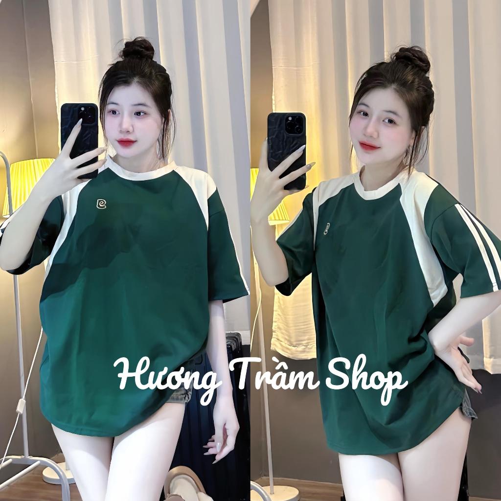 Áo Thun Cotton 3158 - Chữ g Thêu Phối Tay Sọc Vai , Form 40-75kg