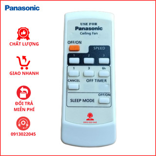 Điều khiển Quạt Trần Panasonic 4 Cánh