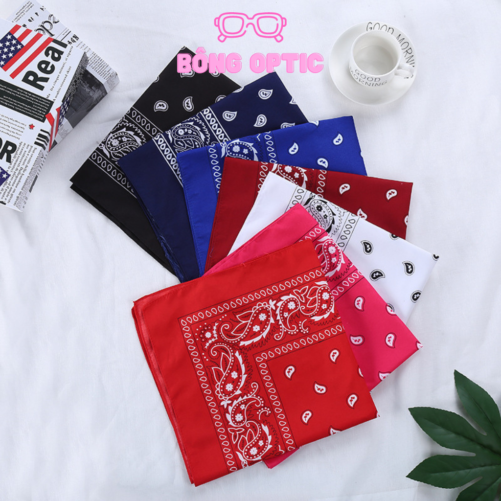 Khăn Bandana, Khăn Turban Hiphop Màu Sắc Trẻ Trung Năng Động