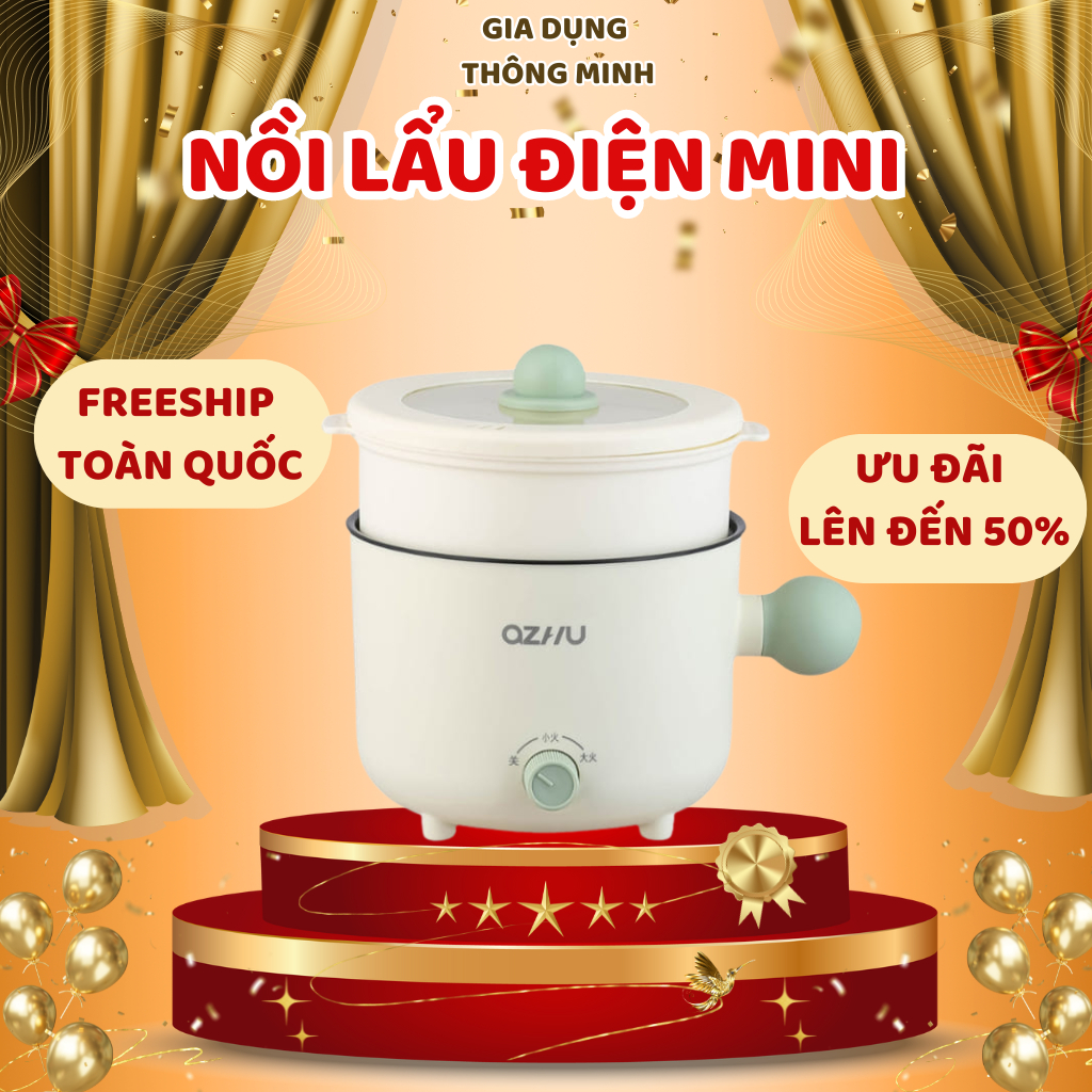 NỒI LẨU ĐIỆN ĐA NĂNG 1.8L CHỐNG DÍNH TỰ ĐỘNG KIỂM SOÁT MỨC NHIỆT.
