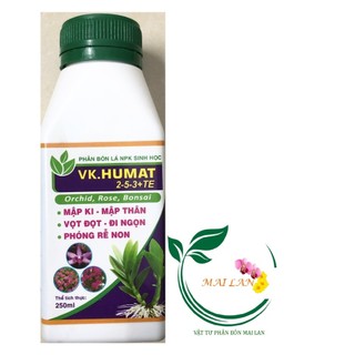 Phân bón npk sinh học vk. humat 2-5-3+te - #612a# 250ml