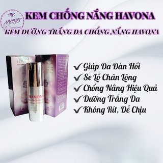 Kem chống nắng dưỡng trắng căng mịn da Havona (tím)