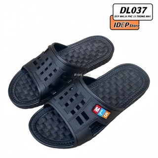 Dép nhựa PVC quai ngang MLS nam nữ êm chân chống trượt 𝐢𝐃É𝐏 𝐃𝐋𝟎𝟑𝟕 đi trong nhà, nhà tắm, nhà vệ sinh (TĂNG 2 SIZE)