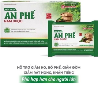 Iên kẹo ngậm an phế nam dược (ho khan, ho đờm, đau họng,khản tiếng do cảm lạnh,thời tiết,ho do viêm
