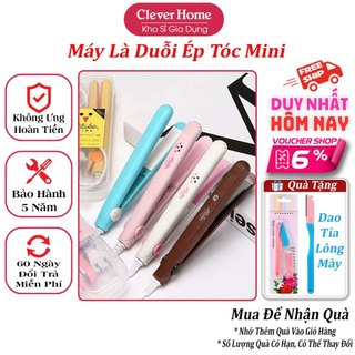 Máy là, ép, duỗi thẳng tóc mini tiện dụng hàng chuẩn xịn