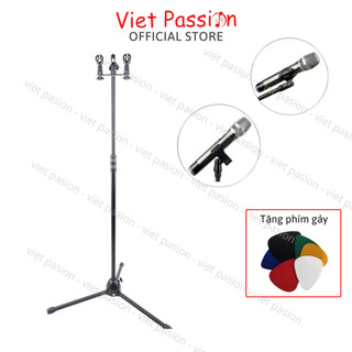 Chân mic MM3, micro đứng phòng thu, phòng hát karaoke gia đình, hát live stream Viet Passion HCM