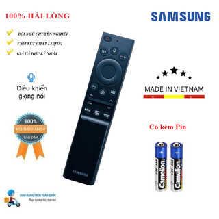 Remote điều khiển giọng nói tv samsung qled 2015-2023 made in viet nam hàng chính hãng theo máy