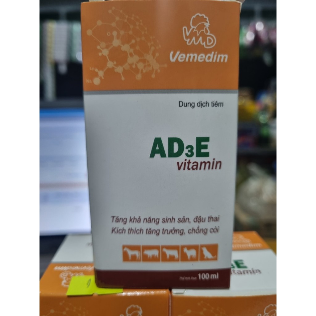 AD3E Bổ sung vitamin cho gia súc, gia cầm