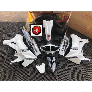 Dàn áo sirius màu trắng phối đen, dán sẵn tem, đi ốp đầu sirius hello/ dè si Fi, hàng 1/1.