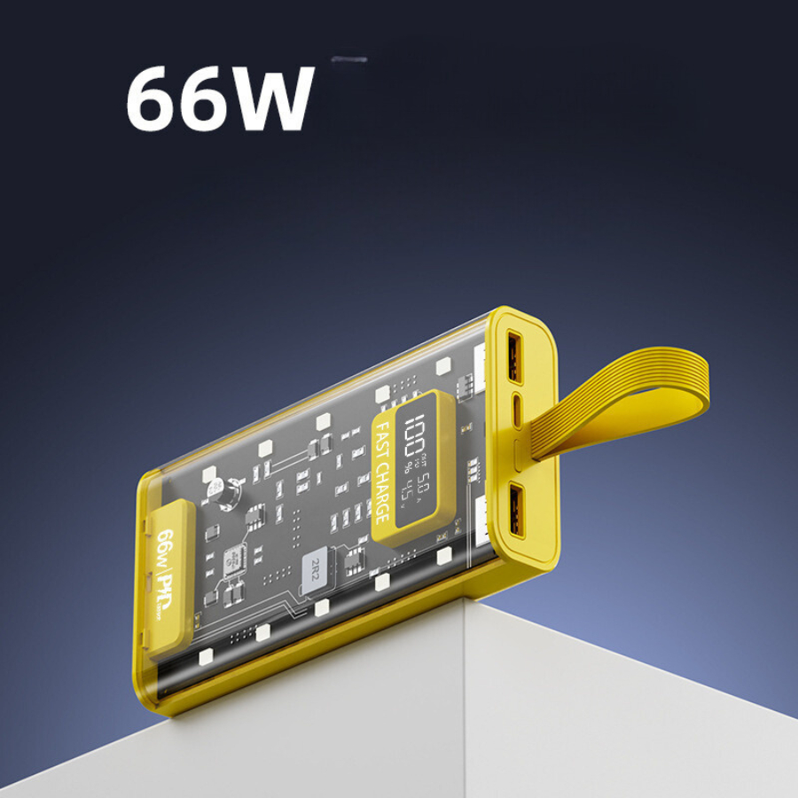 Trạm Sạc Dự Phòng Dung Lượng Khủng 160000 mAh công suất 100W chính hãng dùng 40 cell pin 21700 hoặc 54 cell 18650