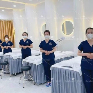 GA/DRAP THUN CHO GIƯỜNG SPA, GIƯỜNG MI, PHUN XĂM MAY THEO KÍCH THƯỚC YÊU CẦU
