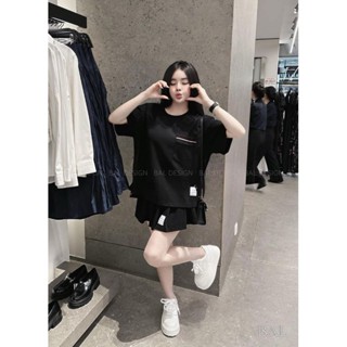 ROSEYCLOSET/Sét áo thom kèm chân váy dập ly tiểu thư sang chảnh_HÀNG LOẠI 1/ROSEYCLOSET