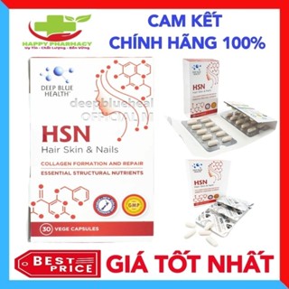 [Chính Hãng] Viên Uống Dưỡng Tóc Da Móng Deep Blue Health HSN Hair Skin & Nail Vỉ 30 viên