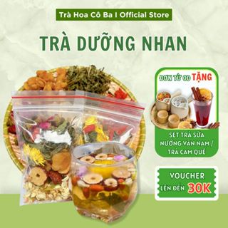 (Gói Dùng  Thử) Trà dưỡng nhan gói Trà Hoa Cô ba Thanh Mát Giúp Ngủ Ngon, Đẹp Da, Bổ Máu Và Thanh Lọc Cơ Thể