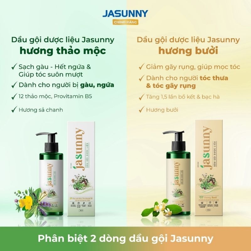 Dầu gội dược liệu Jasunny 220ml