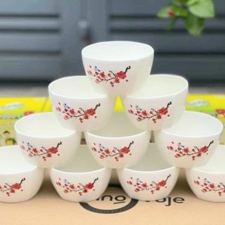 Bát ăn cơm họa tiết- chén sứ cao cấp