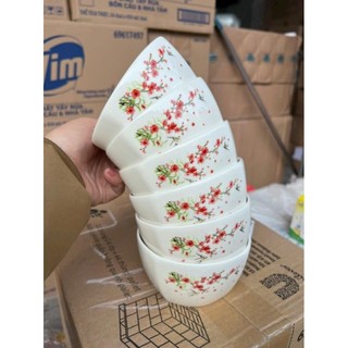 Bát ăn cơm họa tiết- chén sứ cao cấp