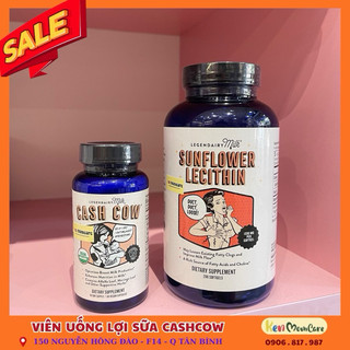 Viên uống chống tắc sữa + lợi sữa hữu cơ Legendairy Milk- Sunflower Lecithin Mỹ