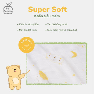 KHĂN TẮM - KHĂN SỮA SỢI TRE LỤA LAPOMME