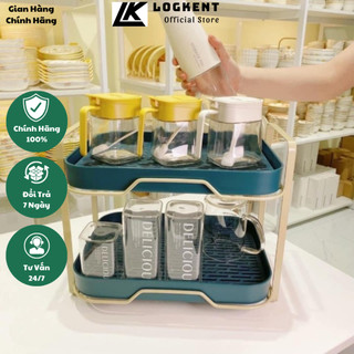 Kệ Úp Ly Chén 2 Tầng Đa năng, Kệ Đa Năng 2 Tầng Khay Úp Ly Úp Chén Bát Khay Trà 2 Tầng Có Thể Tháo Rời