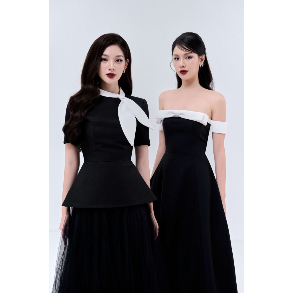 Áo kiểu cộc tay công sở thiết SURI TOP thiết kế phối nơ siêu sang chảnh by EM CHIC DESIGN | BigBuy360 - bigbuy360.vn