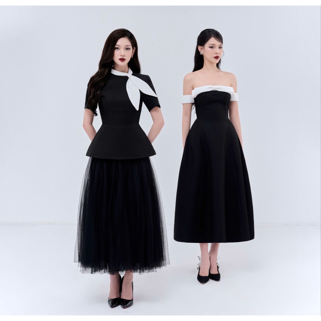 Áo kiểu cộc tay công sở thiết SURI TOP thiết kế phối nơ siêu sang chảnh by EM CHIC DESIGN | BigBuy360 - bigbuy360.vn