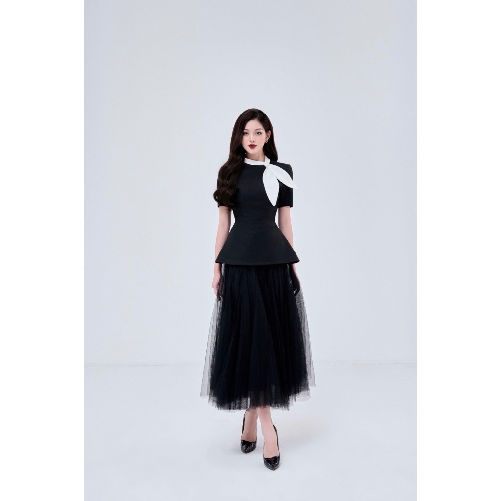 Áo kiểu cộc tay công sở thiết SURI TOP thiết kế phối nơ siêu sang chảnh by EM CHIC DESIGN | BigBuy360 - bigbuy360.vn