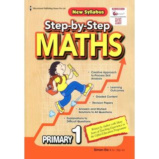 Sách - Step by Step Math -  1,2,3,4,5,6 -  bản đẹp khổ A4