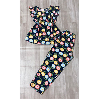 Bộ tole quần dài tay cánh tiên 47-74kg, bộ lanh nữ, bộ tôn