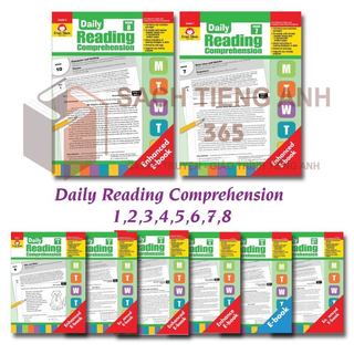 Daily reading comprehension  -  đầy đủ từ tập 1,2,3,4,5,6,7,8